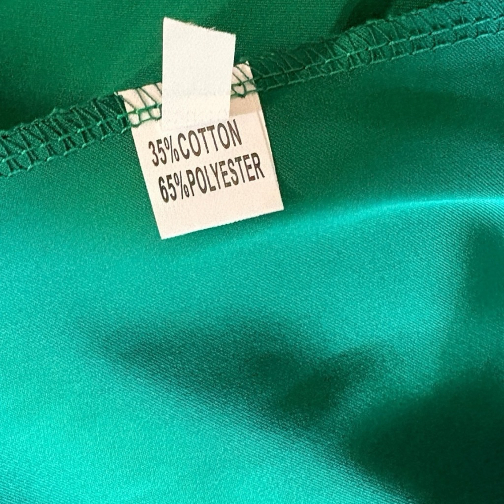 Green Faux Wrap Midi Dress XXL - Picture 8 of 8